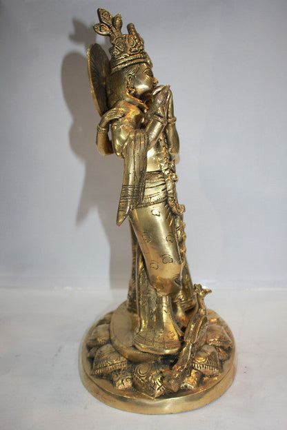 Brass Radha Krishan Statue