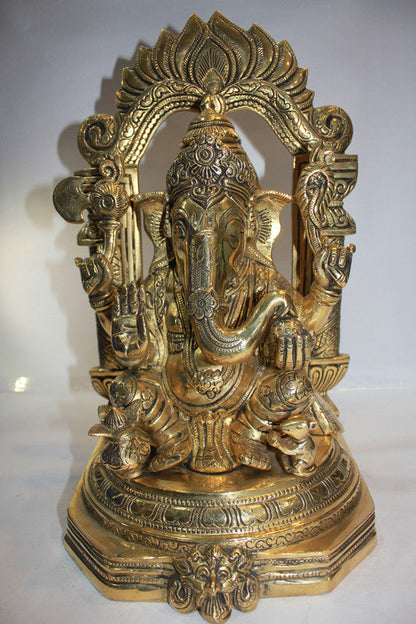 Brass Ganesh Ji Statue