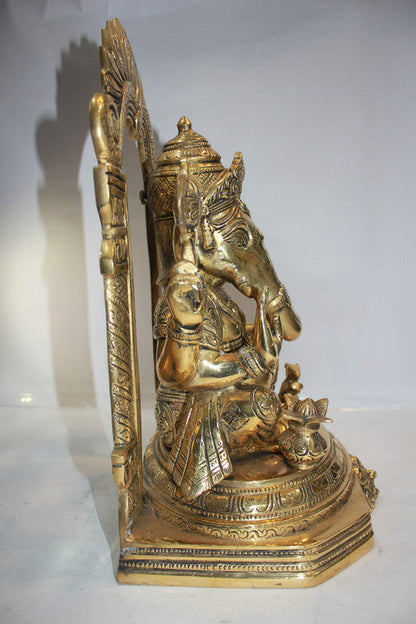 Brass Ganesh Ji Statue