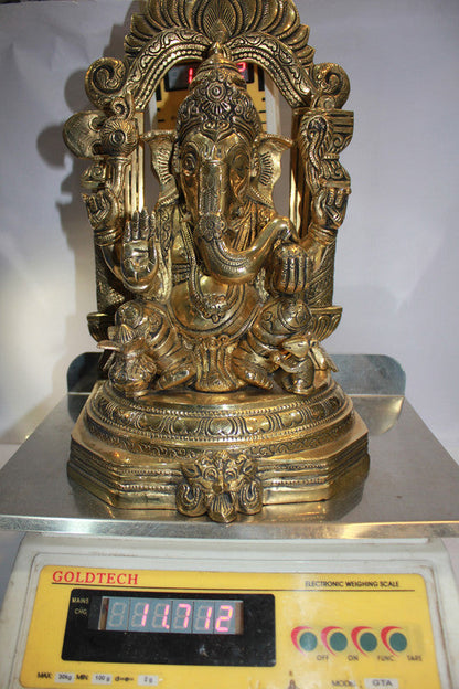 Brass Ganesh Ji Statue