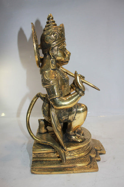 Brass Hanuman Ji God Idol Statue