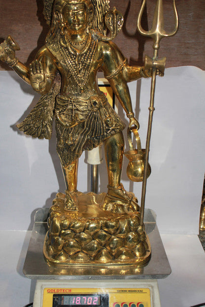 Brass Shiv Ji Idol Statue