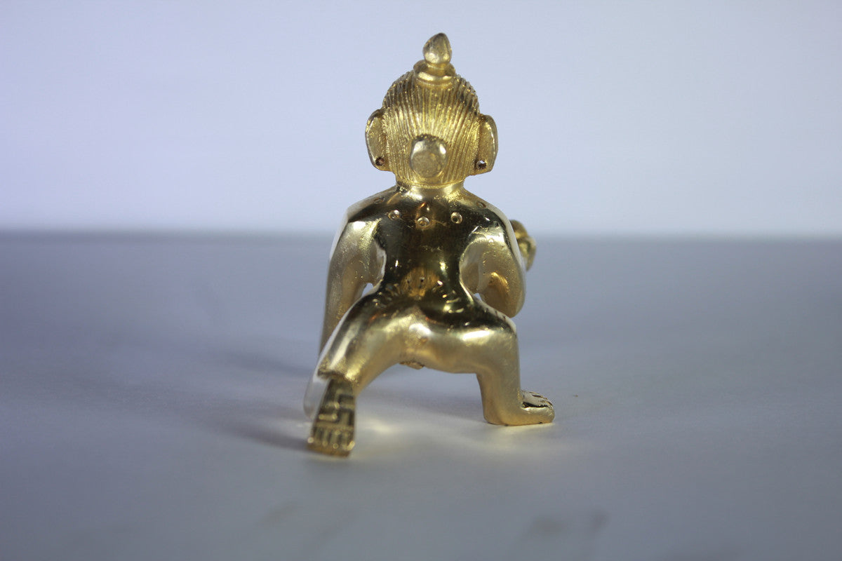 Brass Laddu Gopal Statue Murti Idol