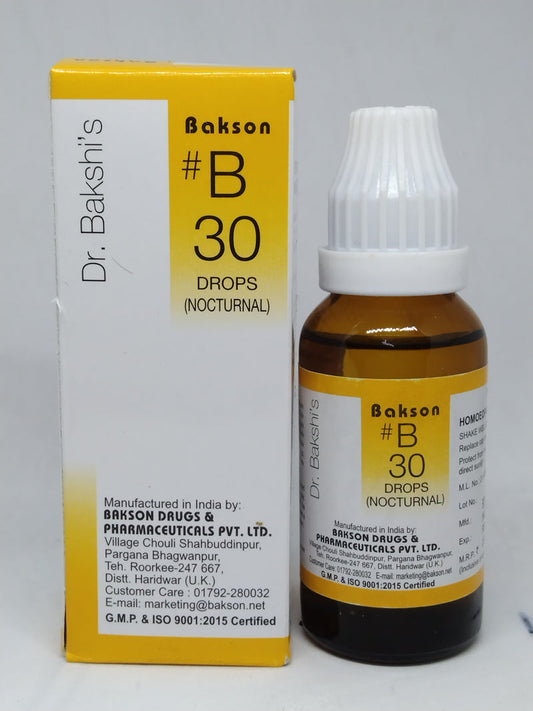 Bakson's B30 Nocturnal Drop