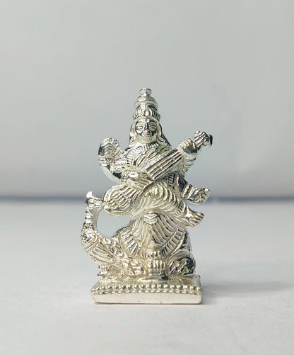 Pure Silver Saraswati Idol 40 grams