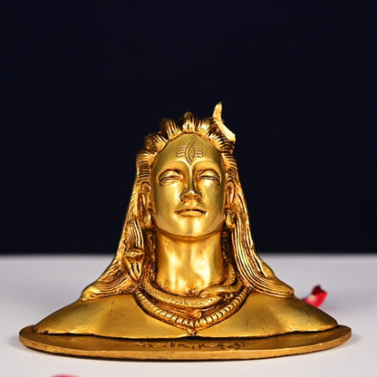 Brass Adiyogi Shiva Statue