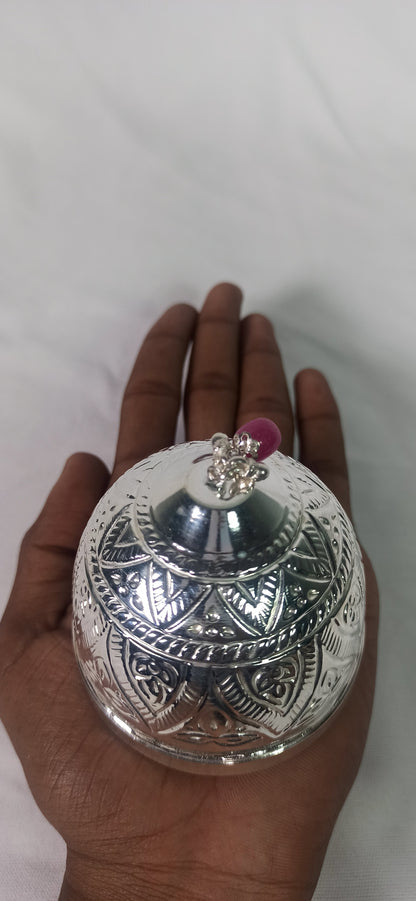 Pure Silver Coconut Kalash