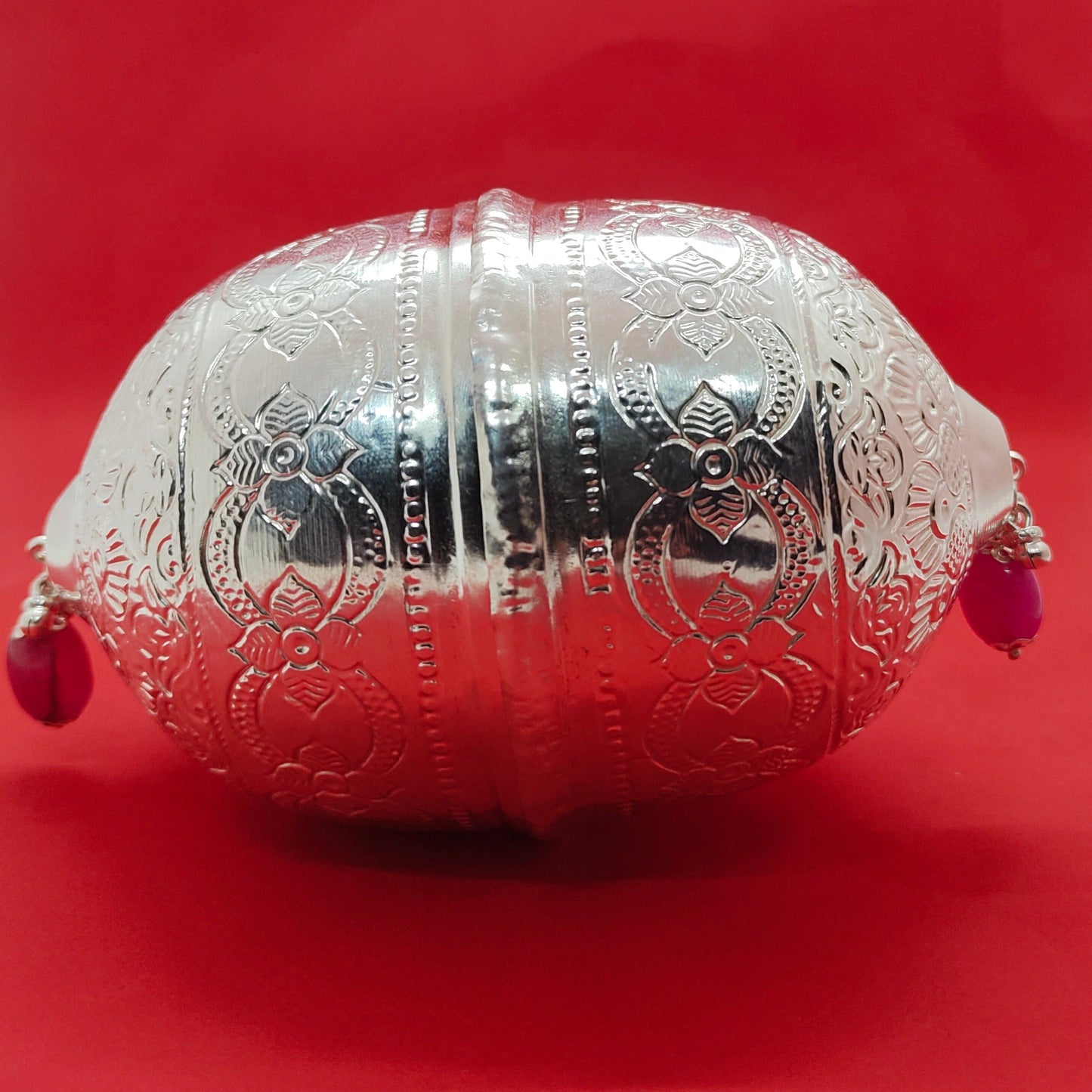 Pure Silver Kalasham Coconuts 62.50 Grams - PUSHMYCART