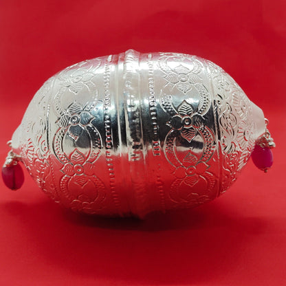 Pure Silver Kalasham Coconuts 62.50 Grams - PUSHMYCART