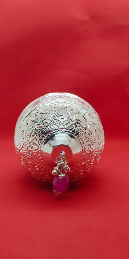 Pure Silver Coconut Kalash