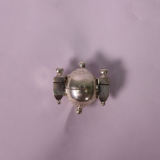 Pure Silver Shiva lingam box