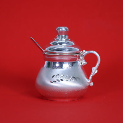 Pure Silver Ghee Pot 54 Grams - PUSHMYCART