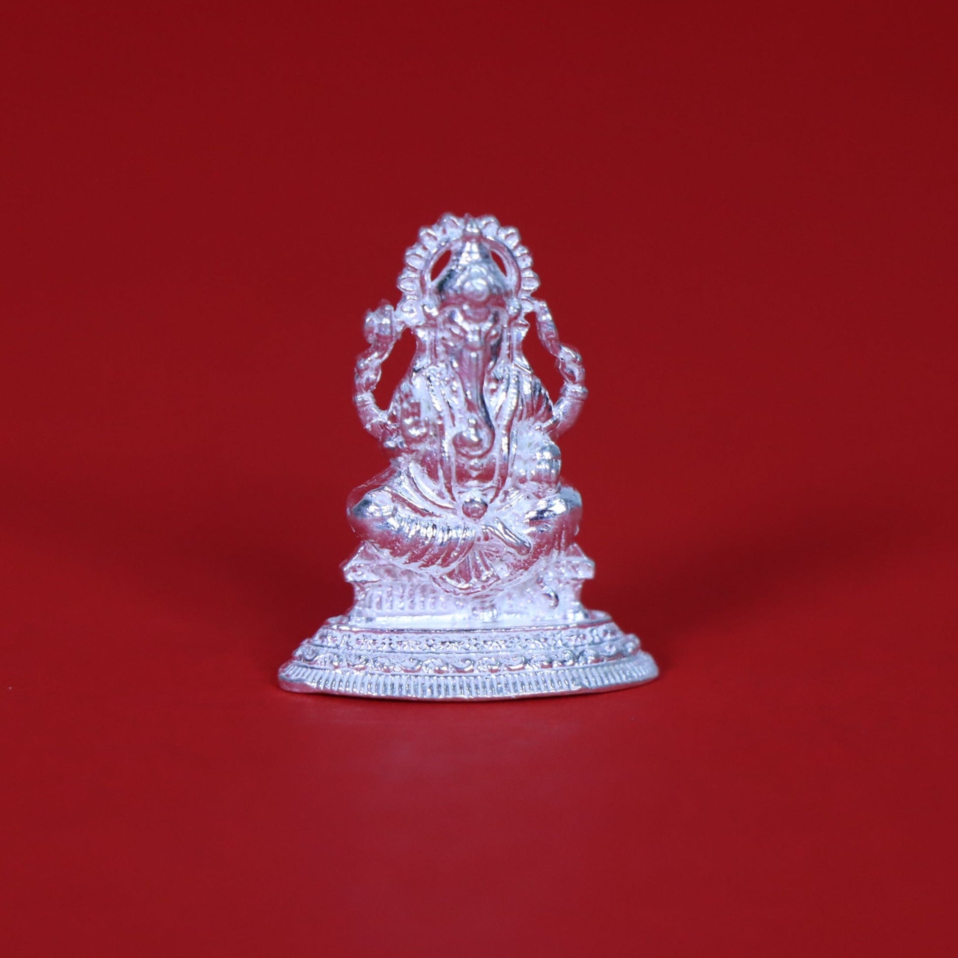 Pure Silver Ganesh 4 Grams - PUSHMYCART