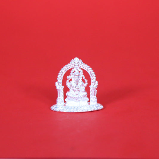 Pure Silver Keertimukha Ganesh 5.31 Grams - PUSHMYCART