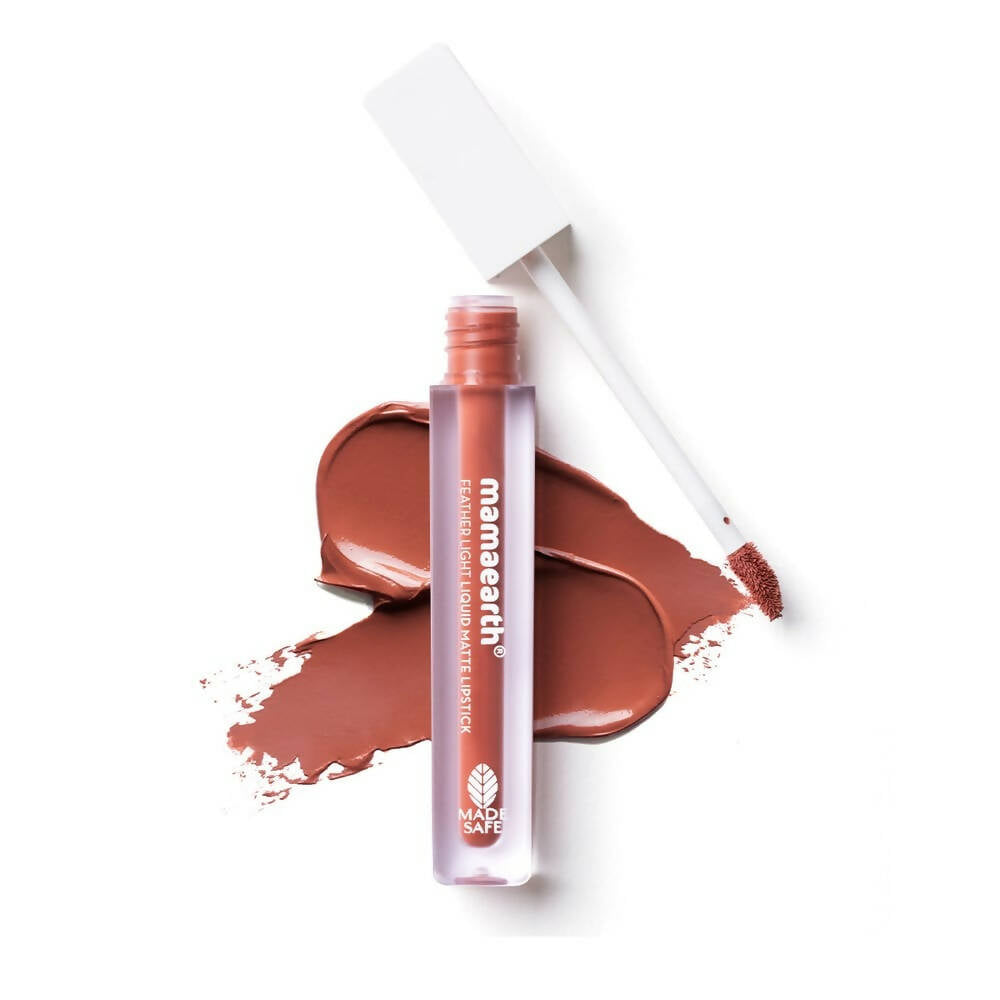 Mamaearth Feather Light Liquid Matte Lipstick | Nude Perfect