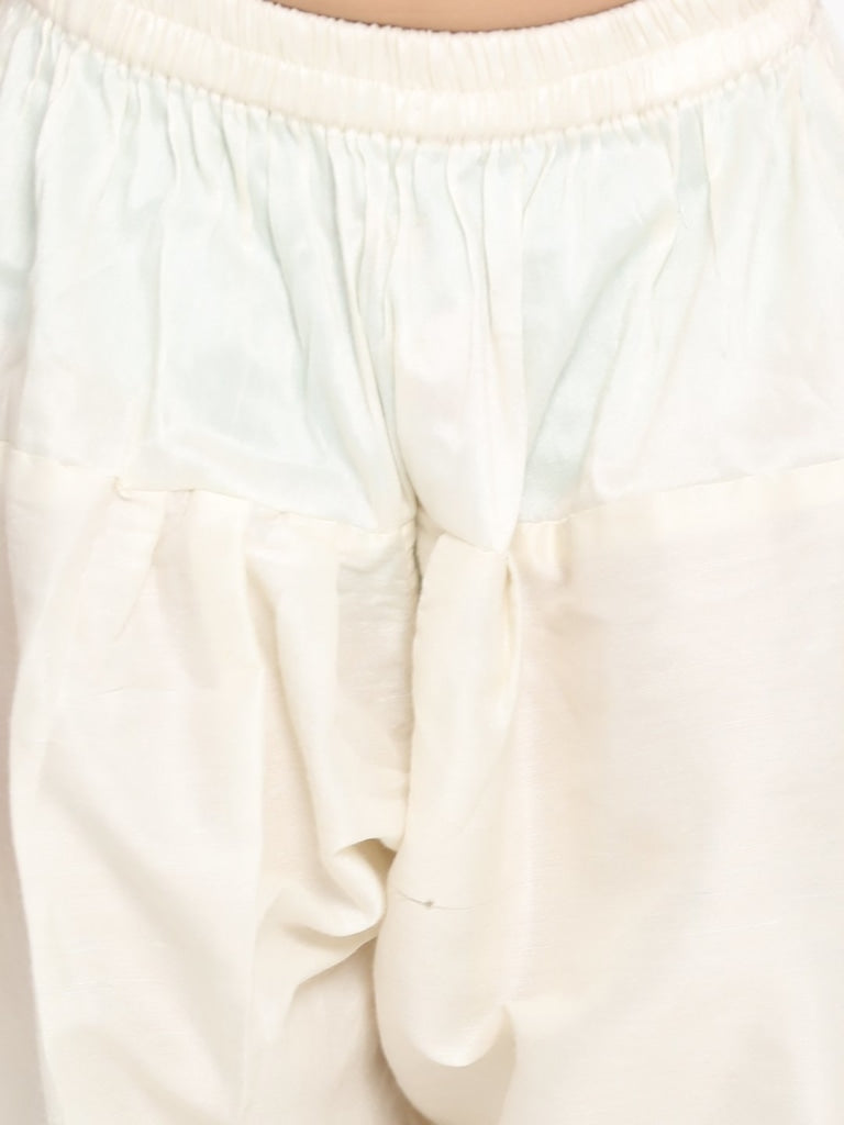 Vastramay Boys Silk Blend Kurta and Patiala Set
