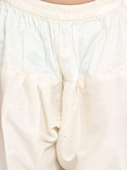 Vastramay Boys Silk Blend Kurta and Patiala Set
