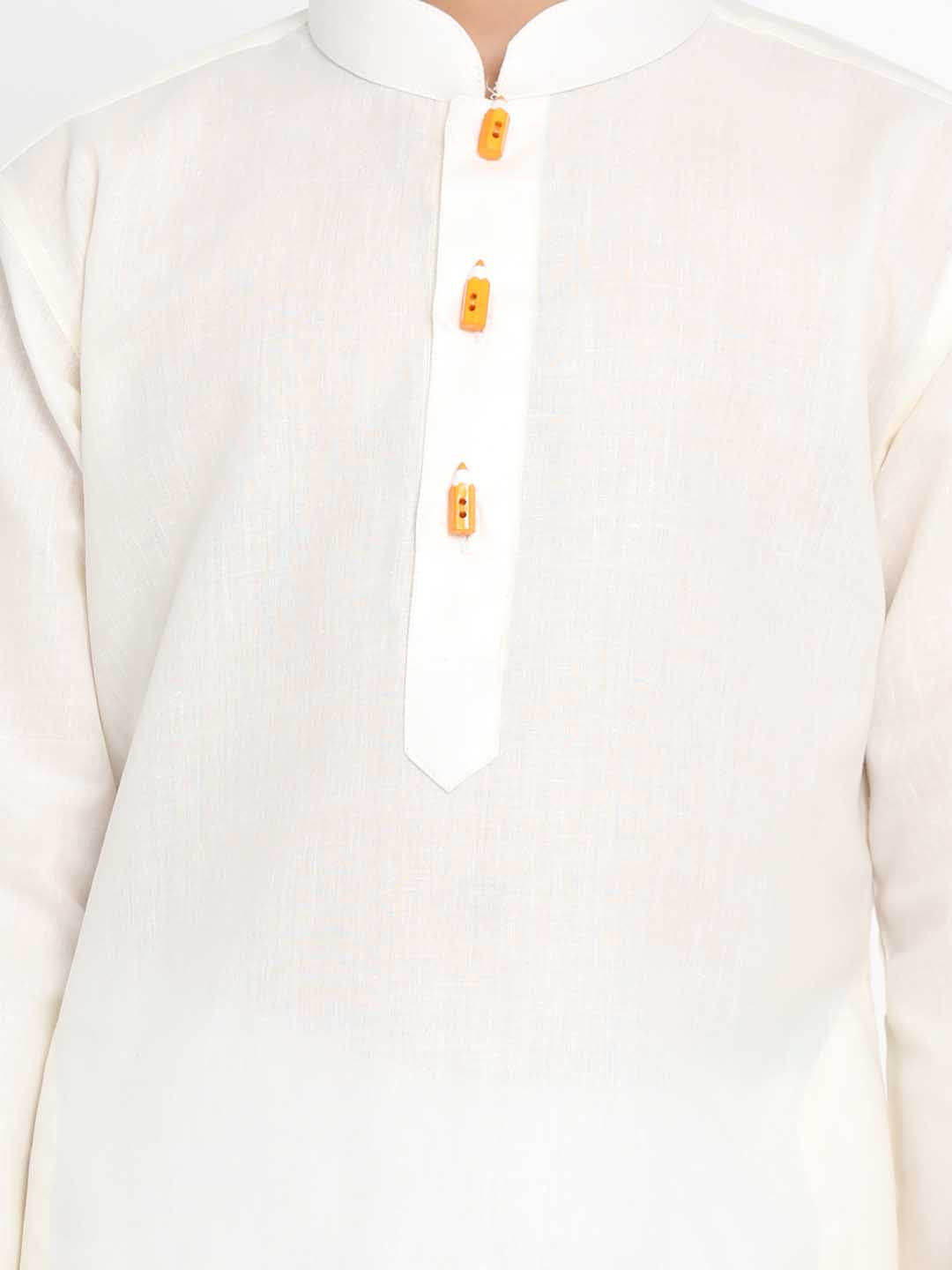 Vastramay Boy's Cotton Kurta and Pyjama Set