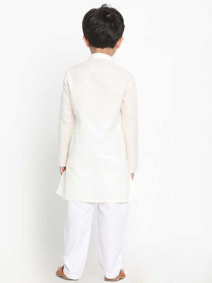 Vastramay Boy's Cotton Kurta and Pyjama Set