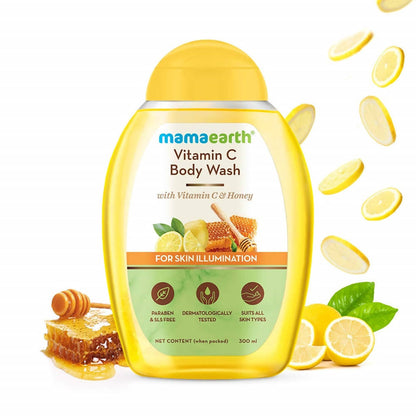 Mamaearth Vitamin C Body Wash with Vitamin C and Honey For Skin Illumination