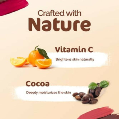 Mamaearth Nourishing Natural Lip Cheek and Eye Tint With Vitamin C and Cocoa|Coco Nude