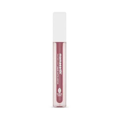 Mamaearth Feather Light Liquid Matte Lipstick | Nude Rose