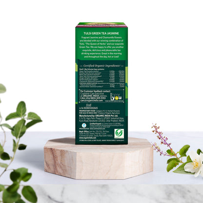 Organic India Tulsi Green Tea Jasmine - PUSHMYCART