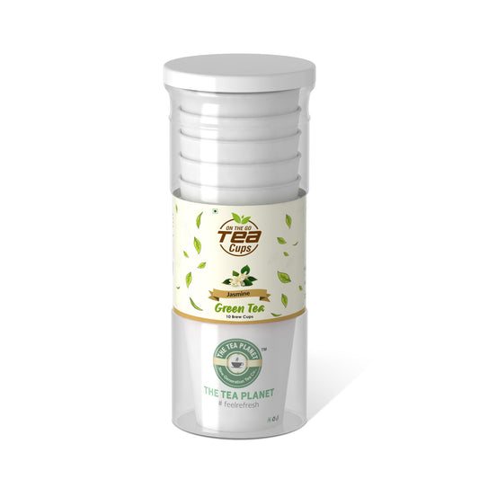 The Tea Planet Jasmine Instant Green Tea Brew Cup