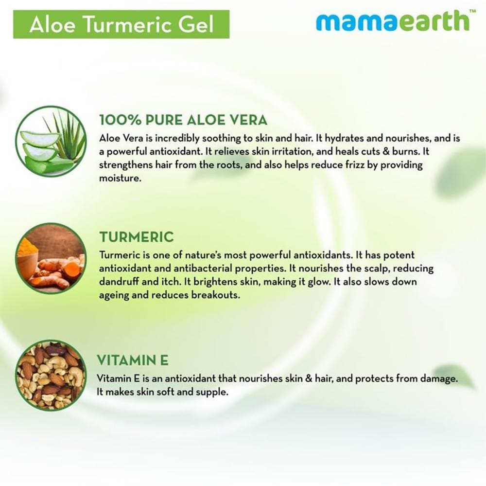 Mamaearth Aloe Turmeric Gel For Skin and Hair