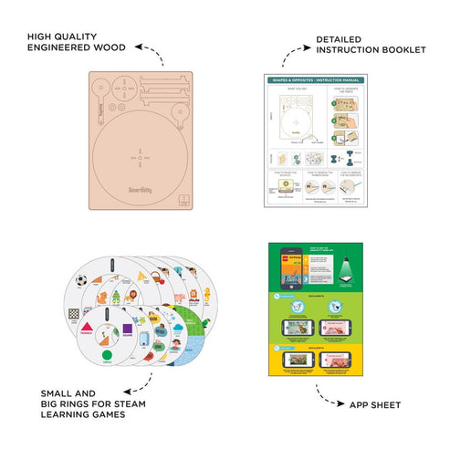 Smartivity Junior Shapes & Opposites | DIY Activity Kit
