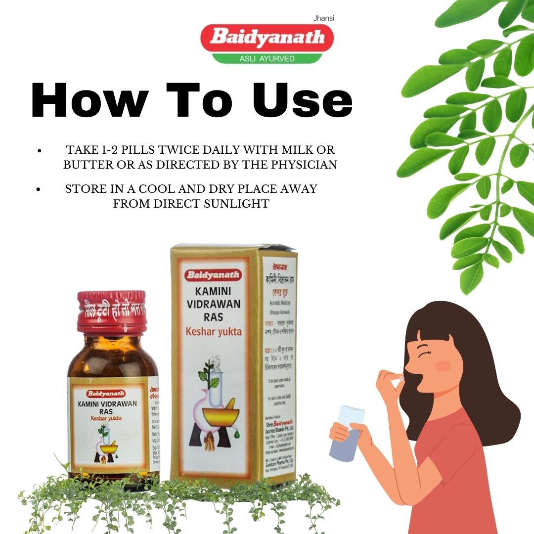 Baidyanath Vansaar Kaminividrawan Ras Kesar Yukta