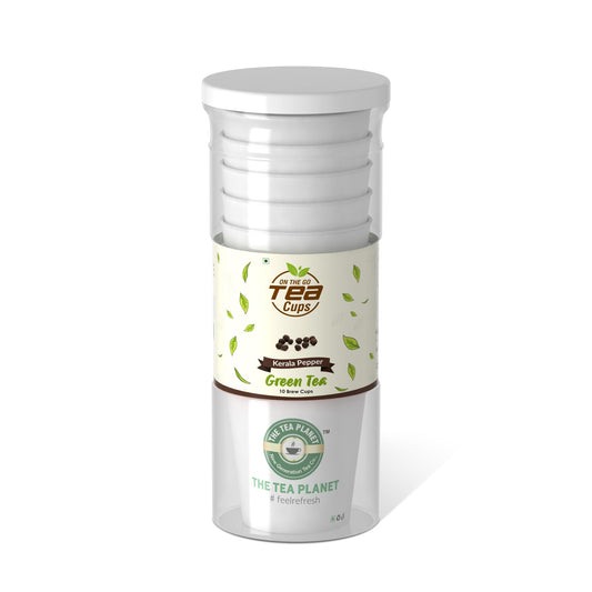 The Tea Planet Kerala Pepper Instant Green Tea Brew Cup