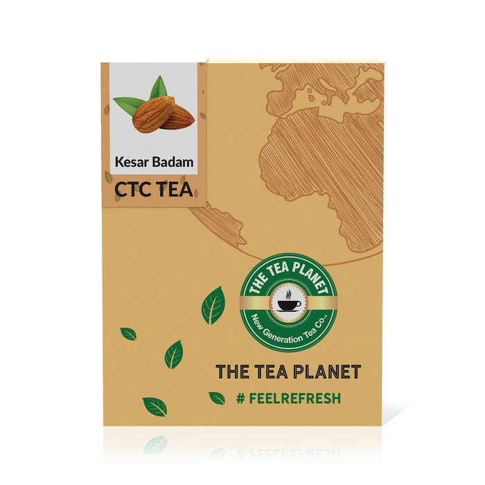 The Tea Planet Kesar Badam Flavored CTC Tea