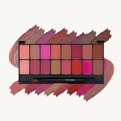 Mars Infinity Demi Matte Lip Palette