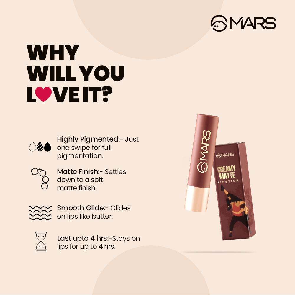 Mars Creamy Matte Lipstick