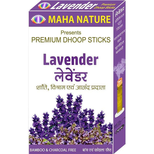 Maha Nature Lavender Premium Dhoop Sticks