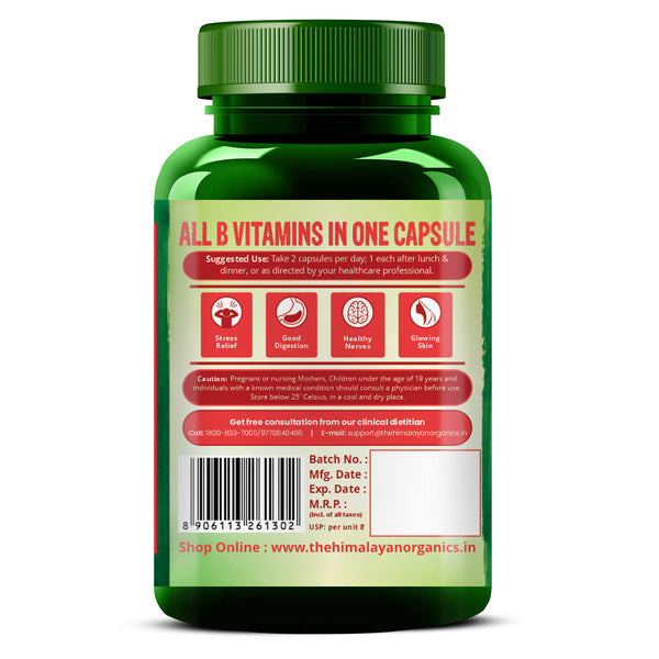 Himalayan Organics Methyl Cobalamin Vitamin B12 Tablets