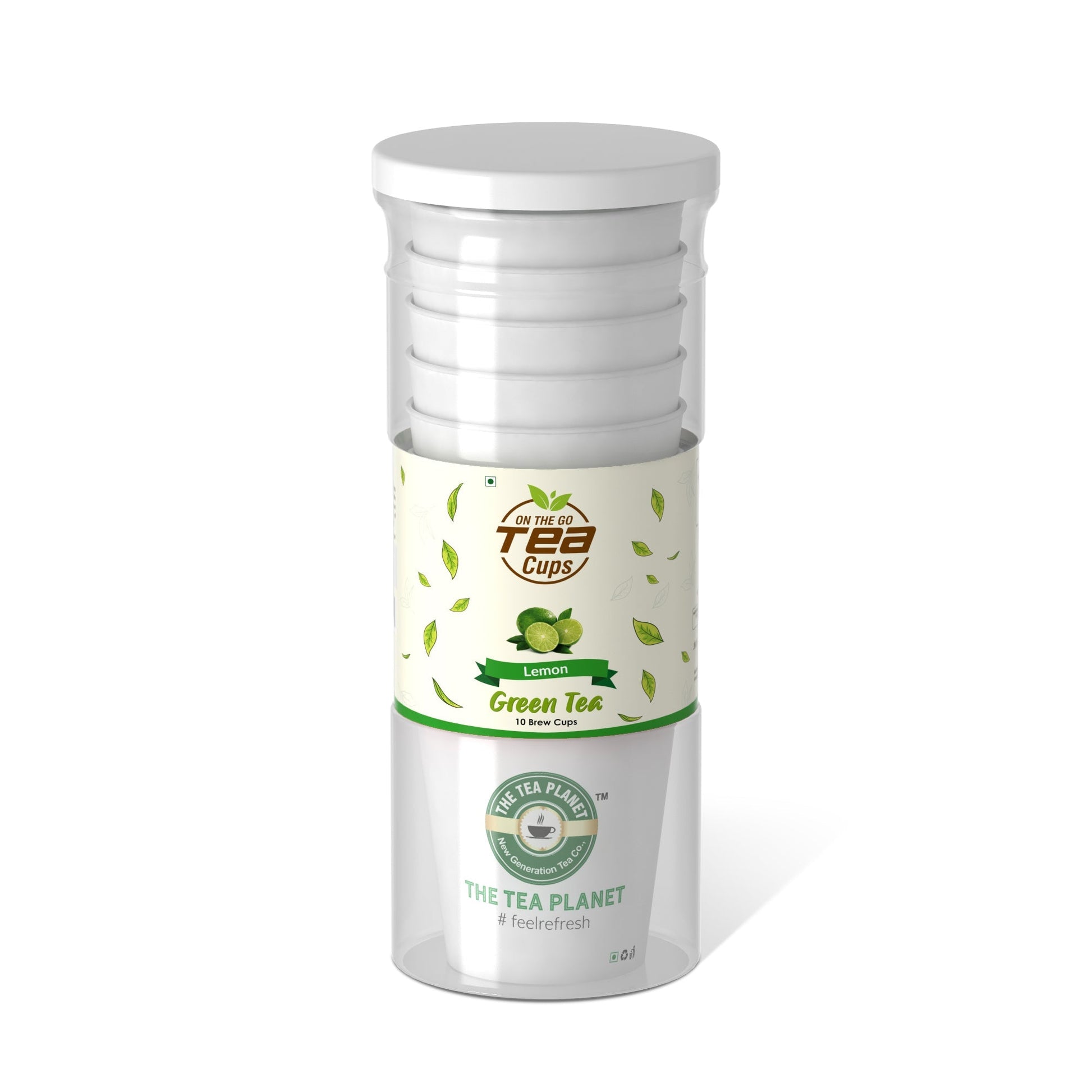 The Tea Planet Lemon Instant Green Tea Brew Cup