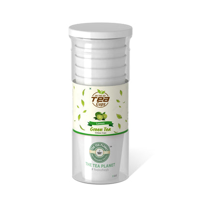 The Tea Planet Lemon Instant Green Tea Brew Cup