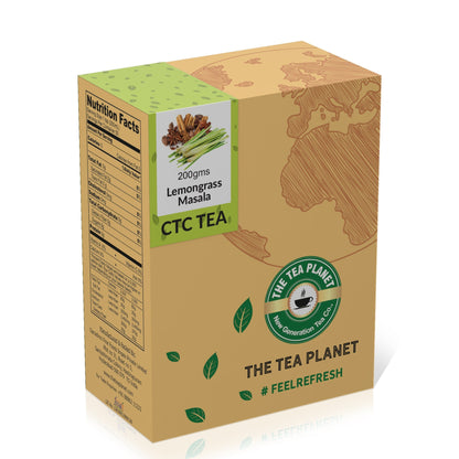 The Tea Planet Lemongrass Masala Chai CTC Tea