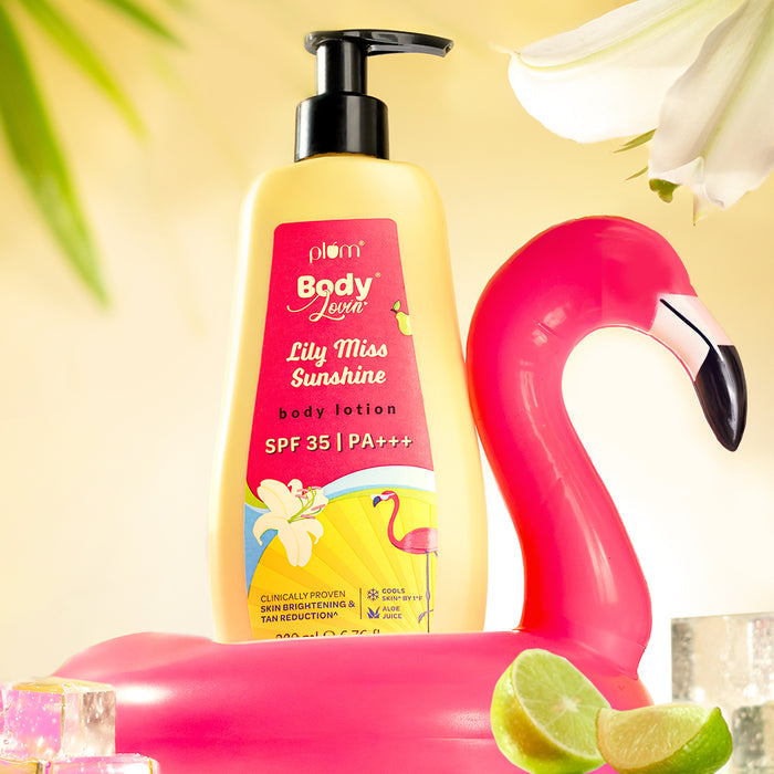 Plum Lily Miss Sunshine Sunscreen Body Lotion SPF 35 PA+++ by BodyLovin