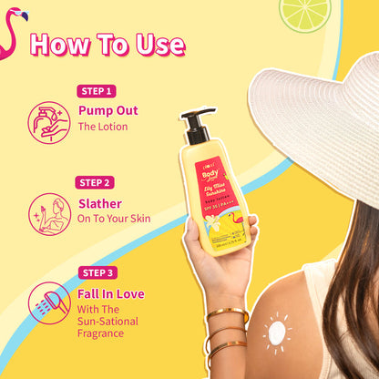 Plum Lily Miss Sunshine Sunscreen Body Lotion SPF 35 PA+++ by BodyLovin