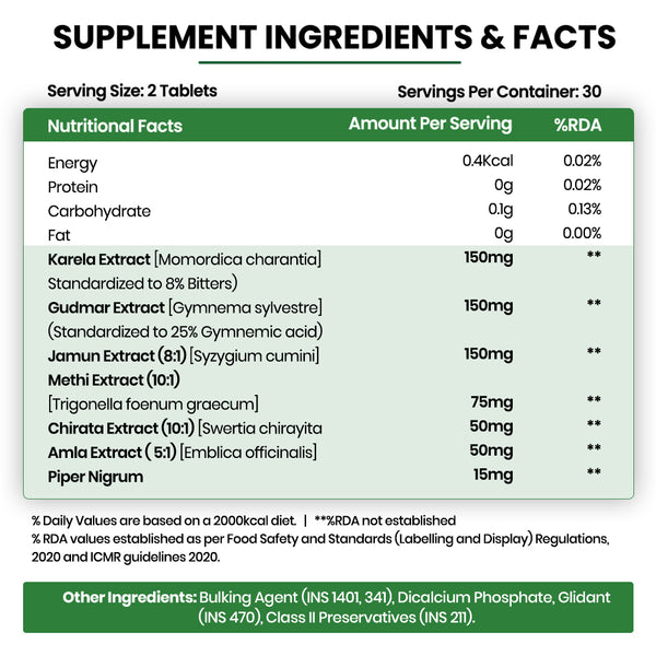 Himalayan Organics Gluco Balance Tablets