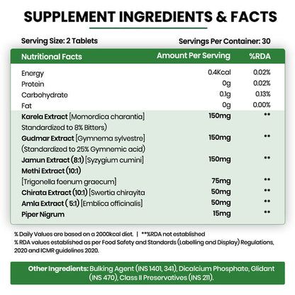 Himalayan Organics Gluco Balance Tablets