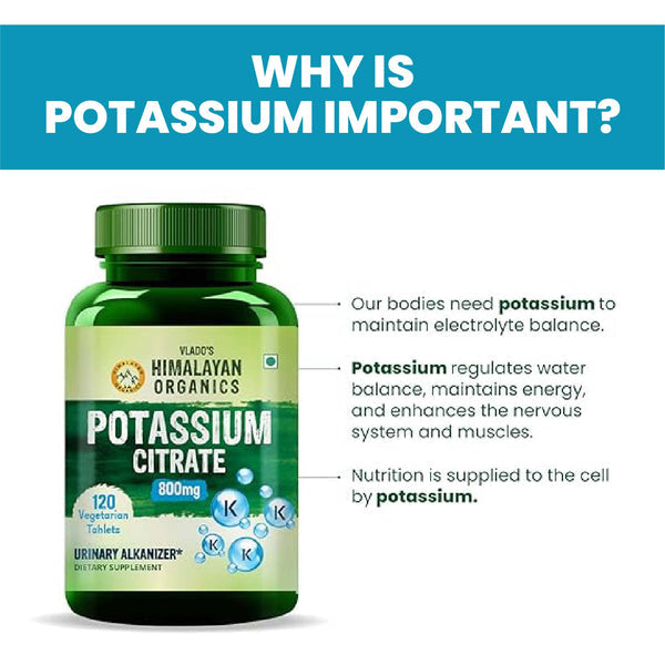 Himalayan Organics Potassium Citrate Tablets
