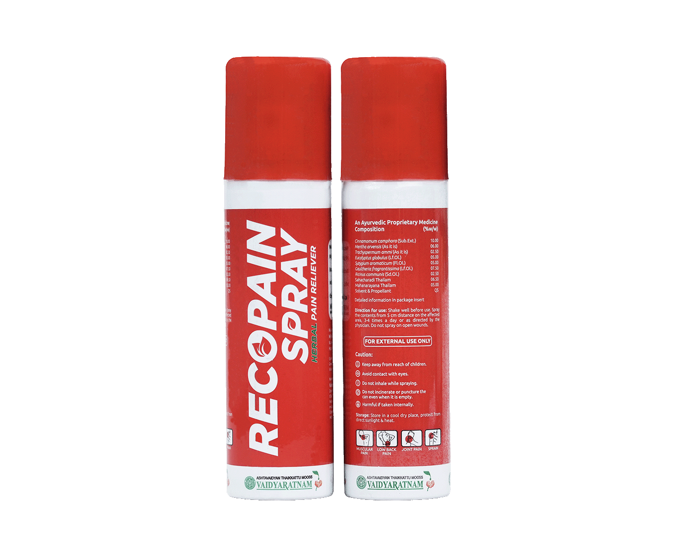 Vaidyaratnam Recopain Spray