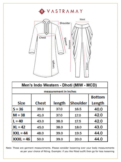 Vastramay Men's White Silk Blend Sherwani Set