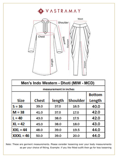 vastramay mens aqua blue mirror work indo western sherwani set
