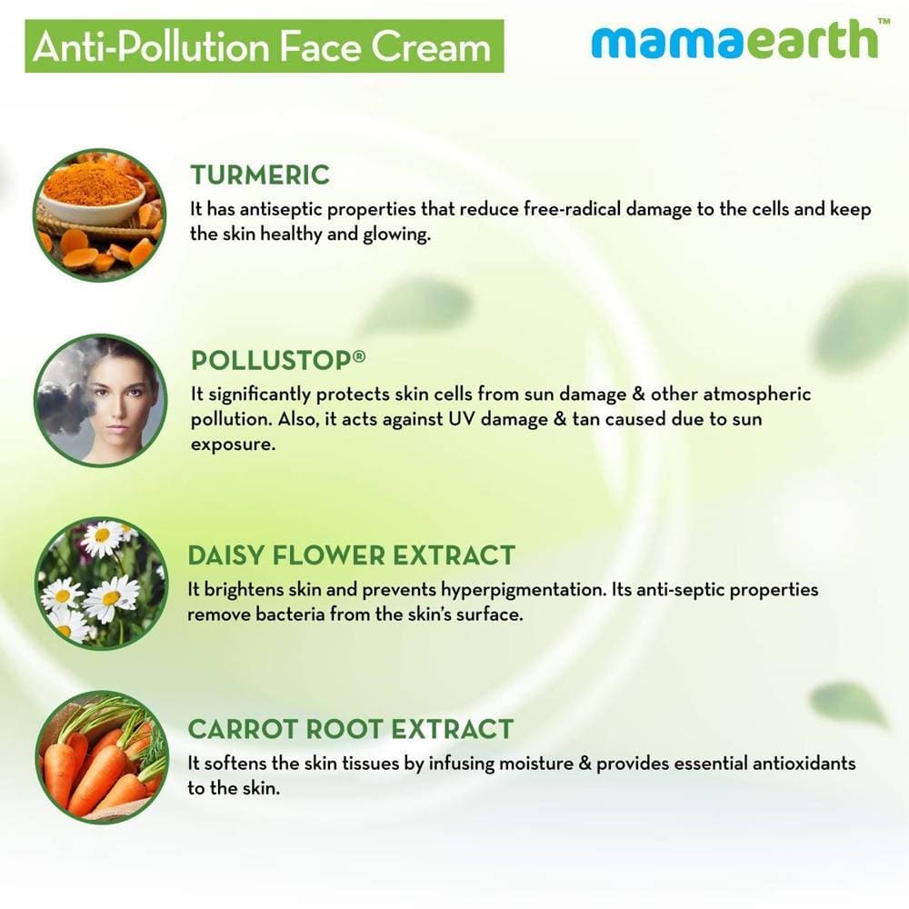 Mamaearth Anti|Pollution Face Cream For Pollution Protection