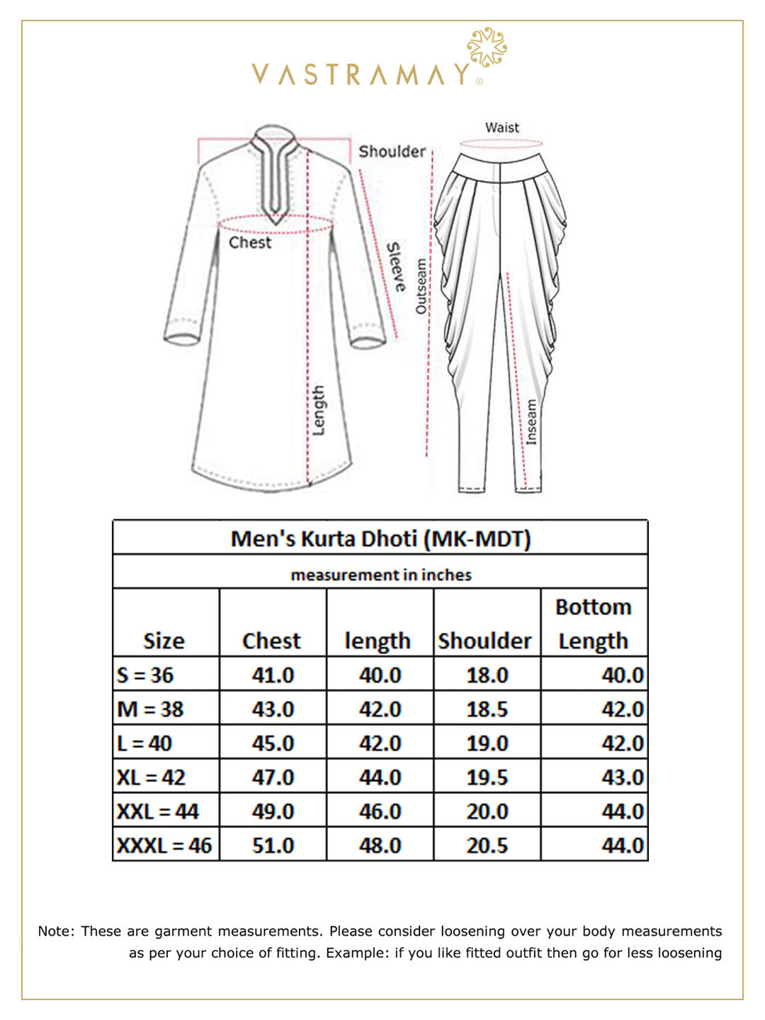 Vastramay Men's Rose Gold And Black Silk Blend Kurta And Dhoti Set